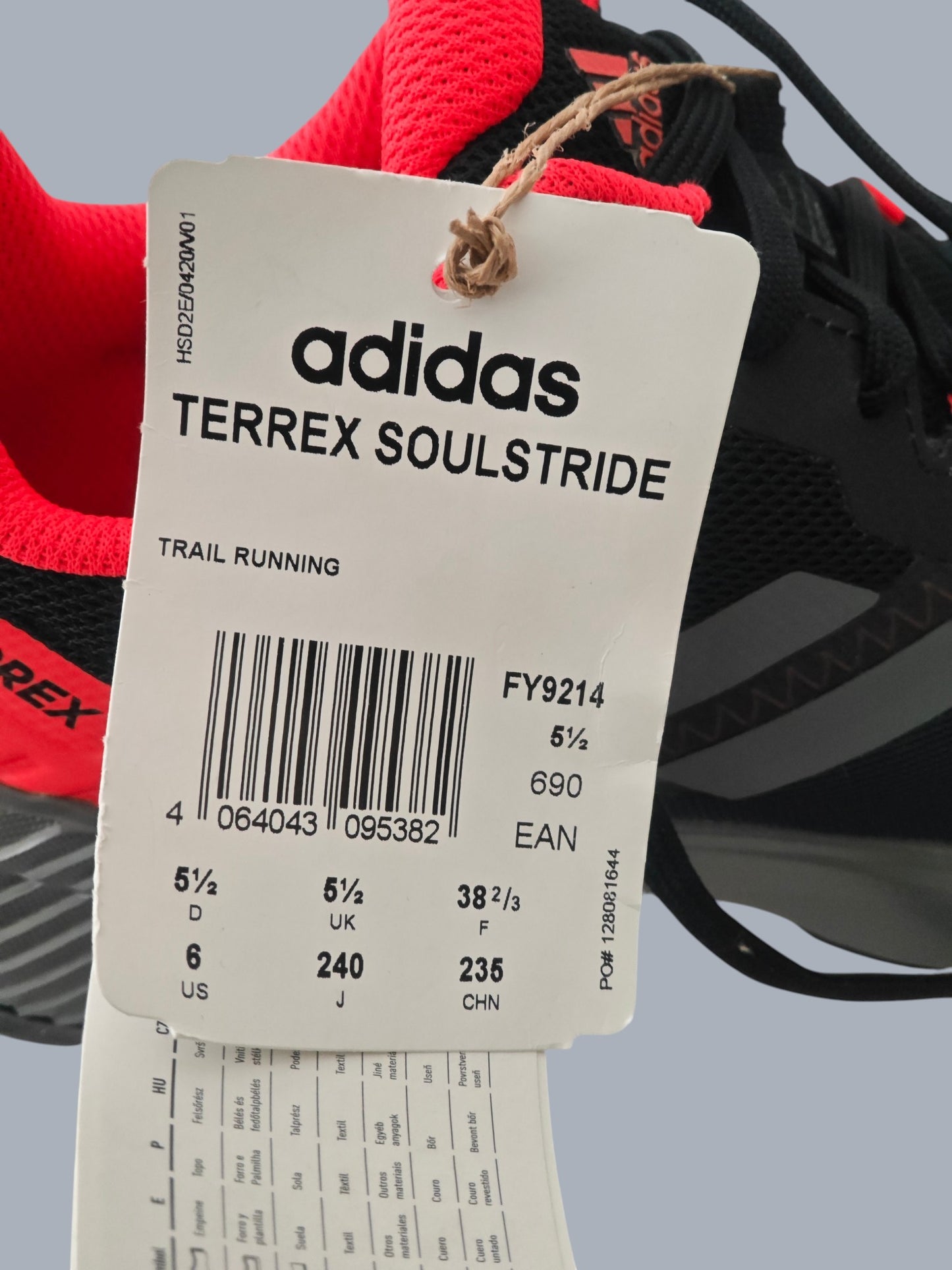 Adidas Terrex Soulstride – neuves avec étiquettes – pointure 38 2/3
