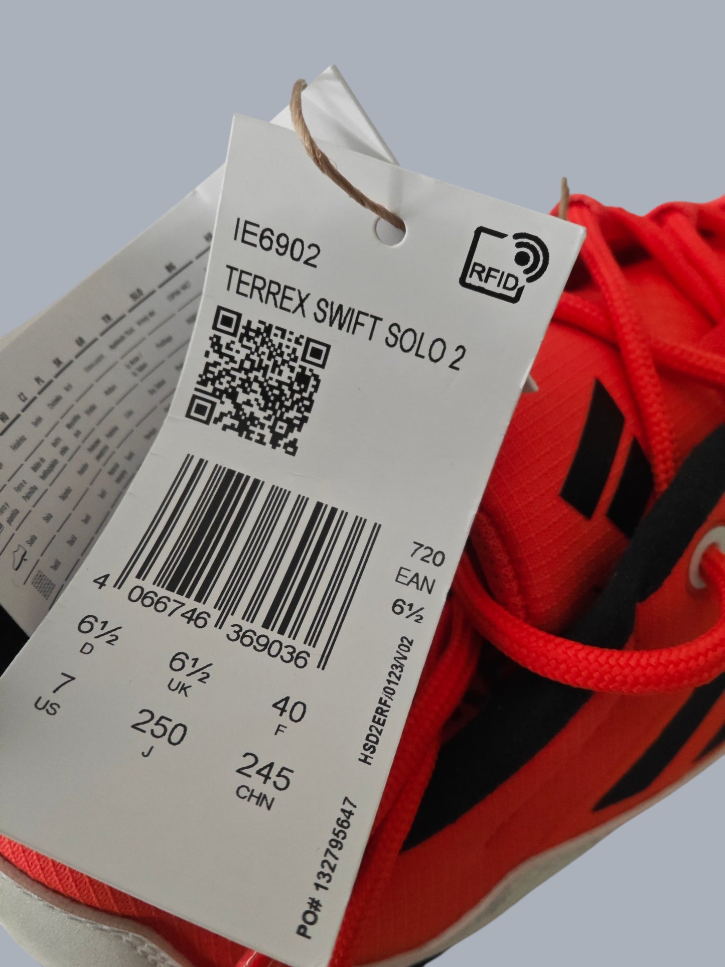 Adidas Terrex Swift Solo 2 – neuves avec étiquettes – pointure 40