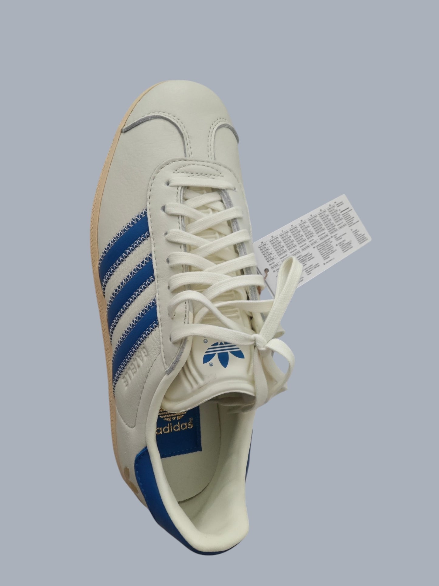 Adidas Gazelle neuves – blanc & bleu – taille 39 1/3 – avec étiquette