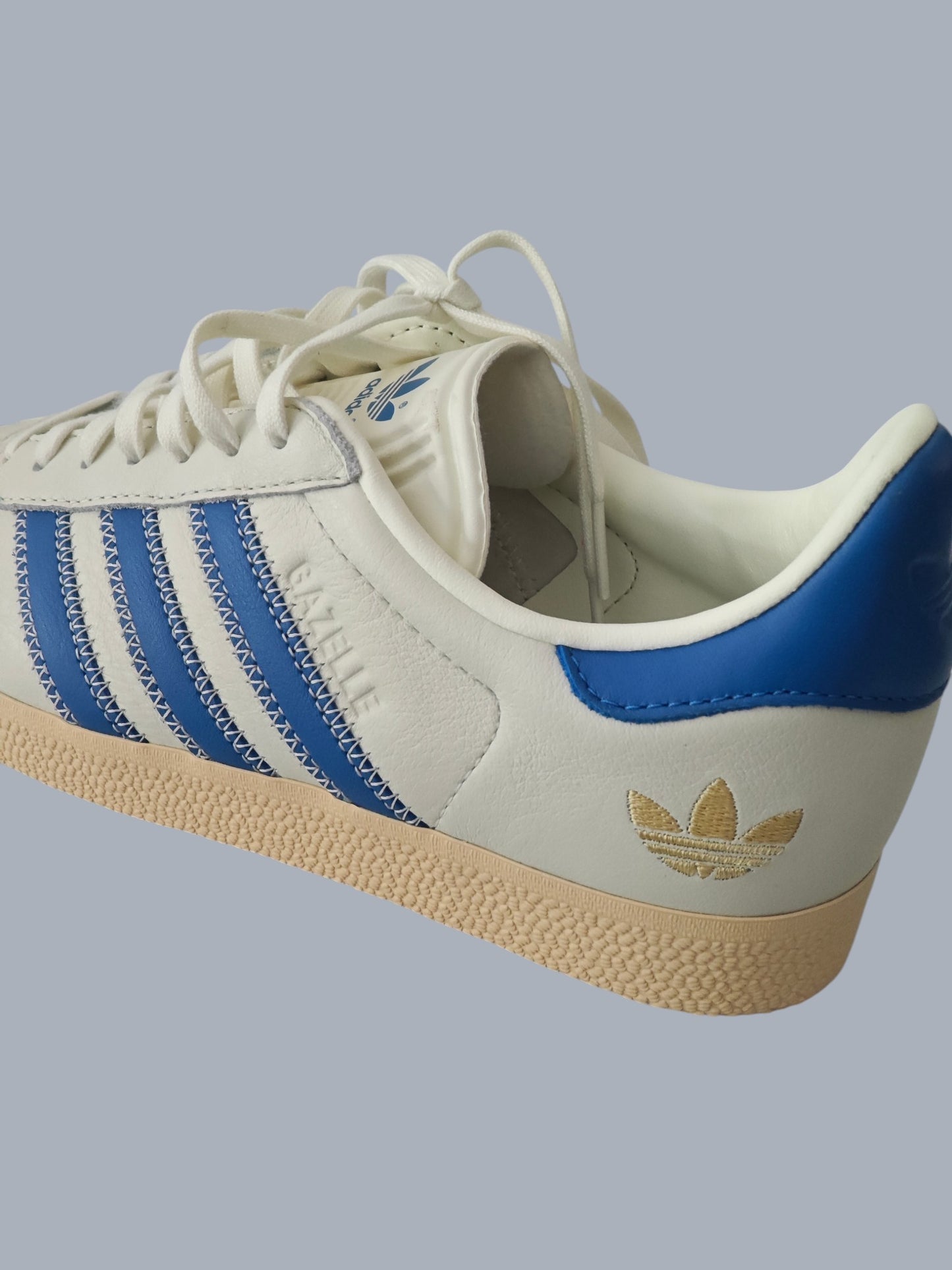Adidas Gazelle neuves – blanc & bleu – taille 39 1/3 – avec étiquette