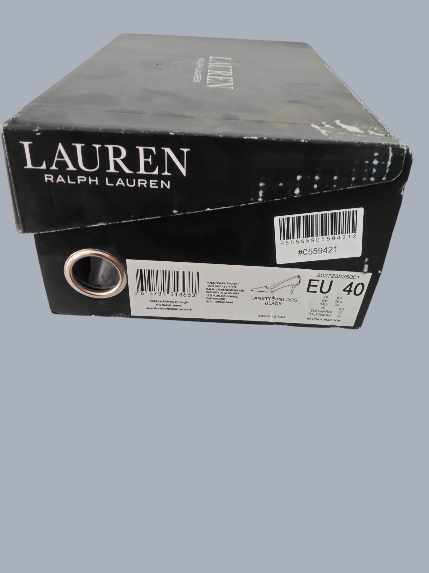 Escarpins Lauren Ralph Lauren noirs – cuir – pointure 40 – neufs
