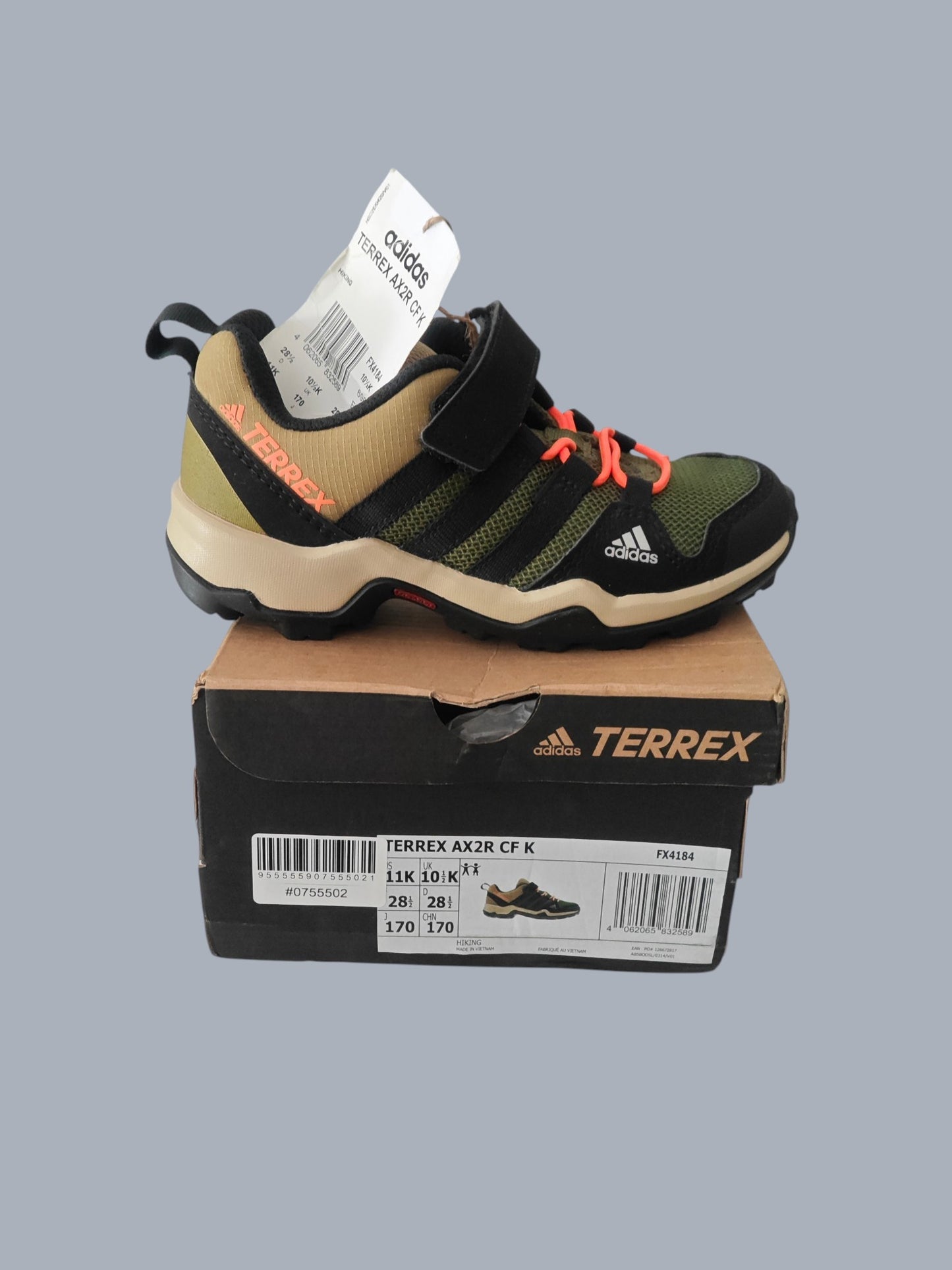 Adidas Terrex AX2R CF K – neuves – randonnée enfant – taille 28.5