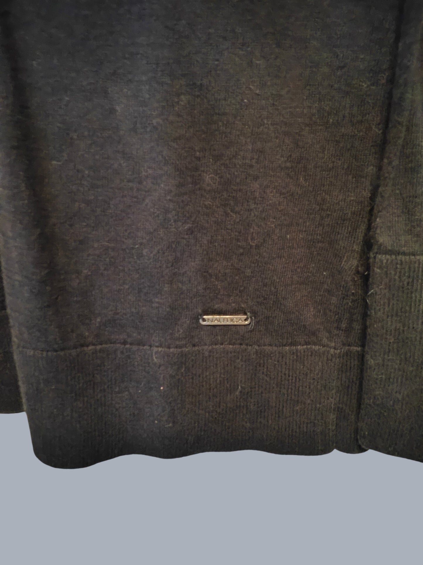 Pull Nautica rayé bleu marine & blanc – 100% coton – style marin – taille S SECONDE MAIN