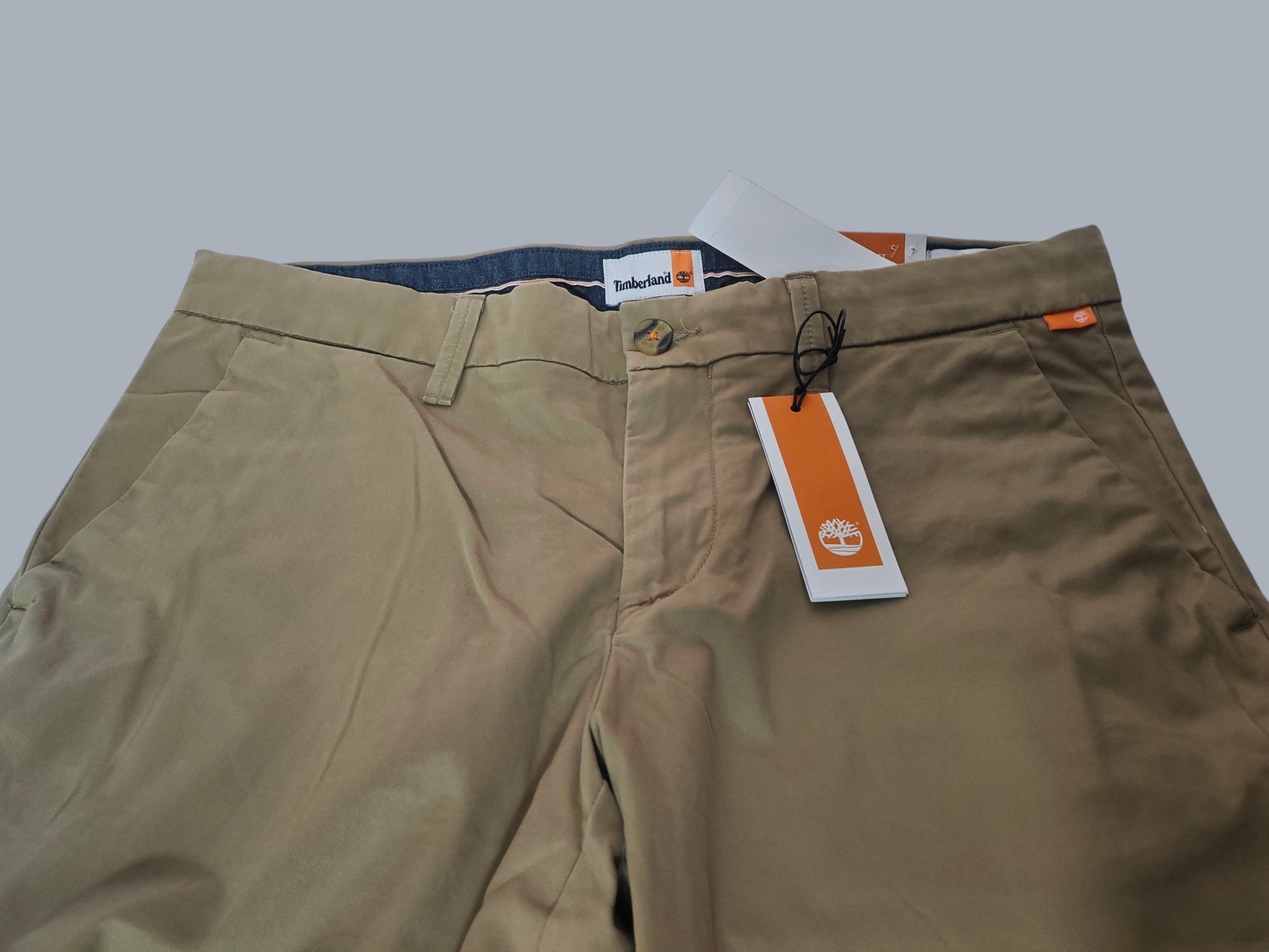 Pantalon chino Timberland slim fit beige W33 L32 neuf étiquette