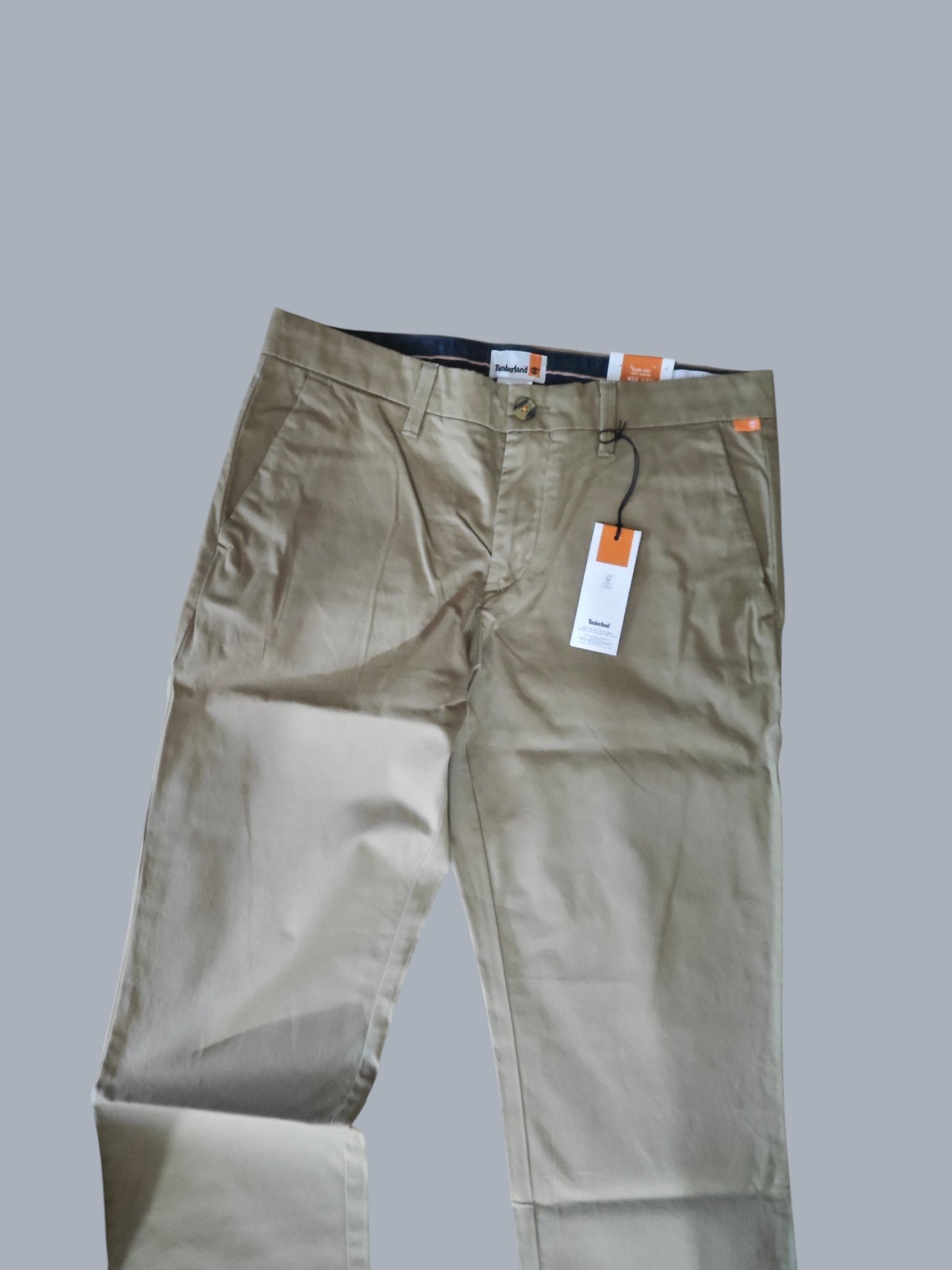Pantalon chino Timberland slim fit beige W33 L32 neuf étiquette