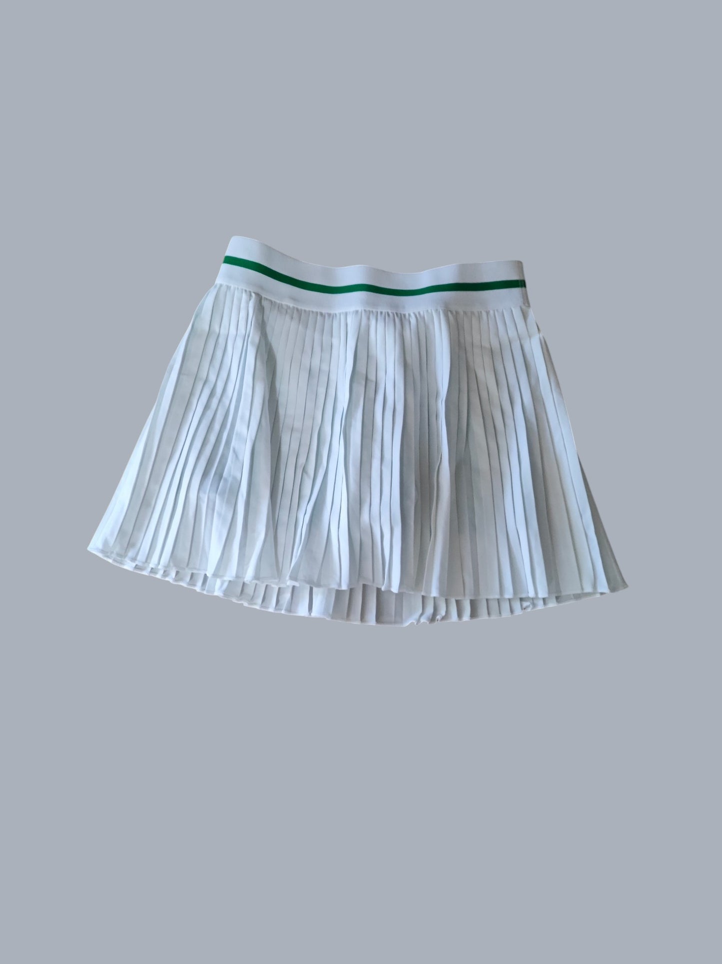 Adidas Originals Pleat Skirt Pro blanche verte taille XS neuf