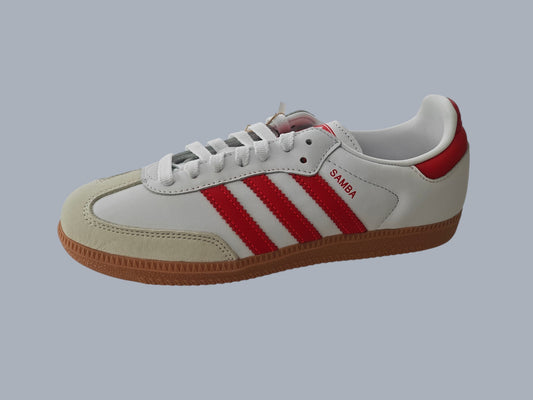 Adidas Samba OG W blanc rouge gum taille 38 2/3 neuves avec boîte