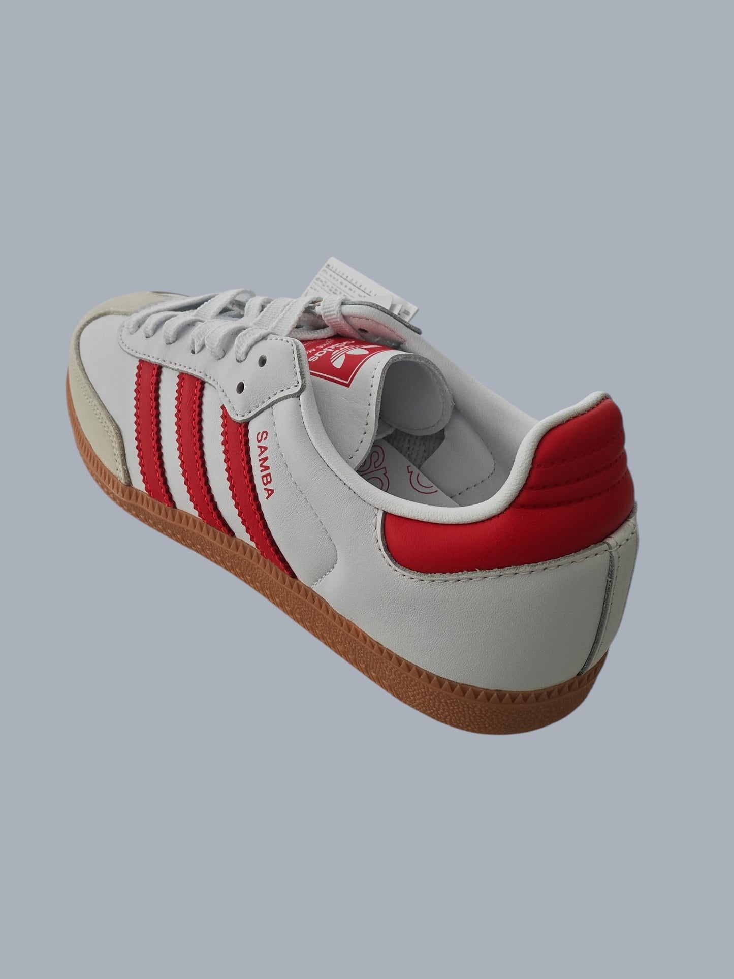 Adidas Samba OG W blanc rouge gum taille 38 2/3 neuves avec boîte