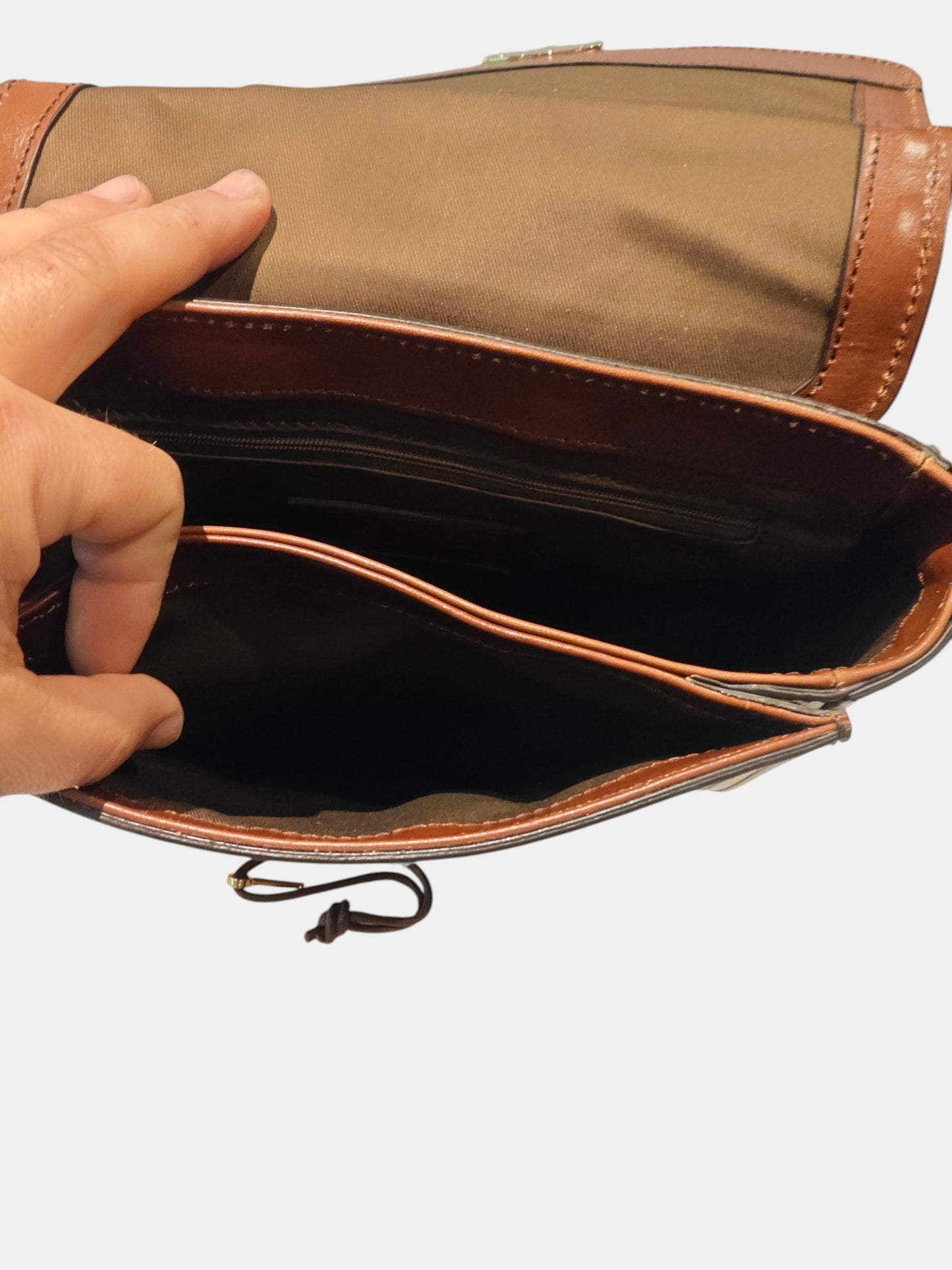 Sac The Bridge cuir marron neuf avec étiquettes