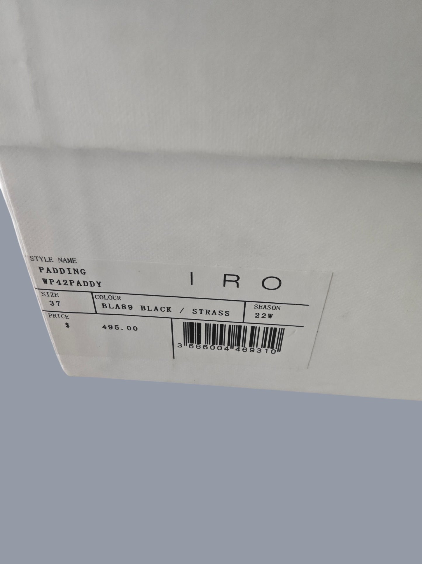 Sandales IRO Paris Paddy strass – Taille 37 – Neuves