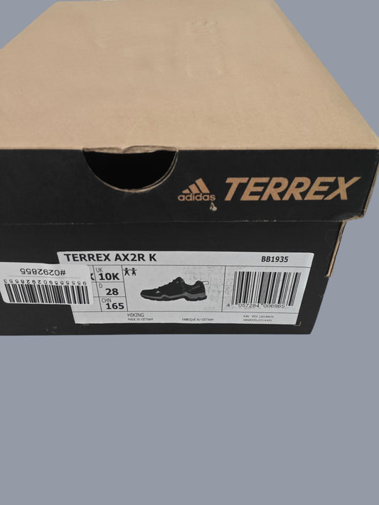 Chaussures Adidas Terrex AX2R K – Noir / Gris – Taille 28 – Neuves avec boîte