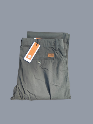 Pantalon chino Timberland slim fit gris kaki – W35 L32