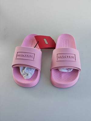 Claquettes Hunter Femme Original Bloom Slide Rose – EU 41 / UK 7 – Neuves