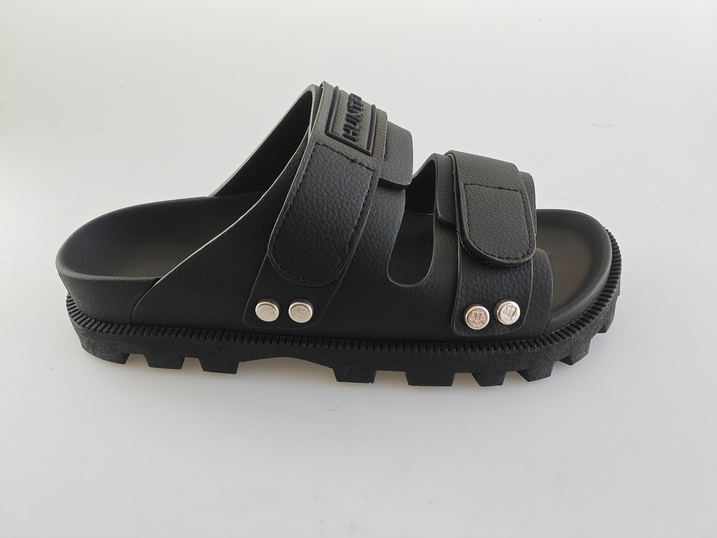 Hunter Unisex Vegan Synthetic Sandal – Noires – Taille 37