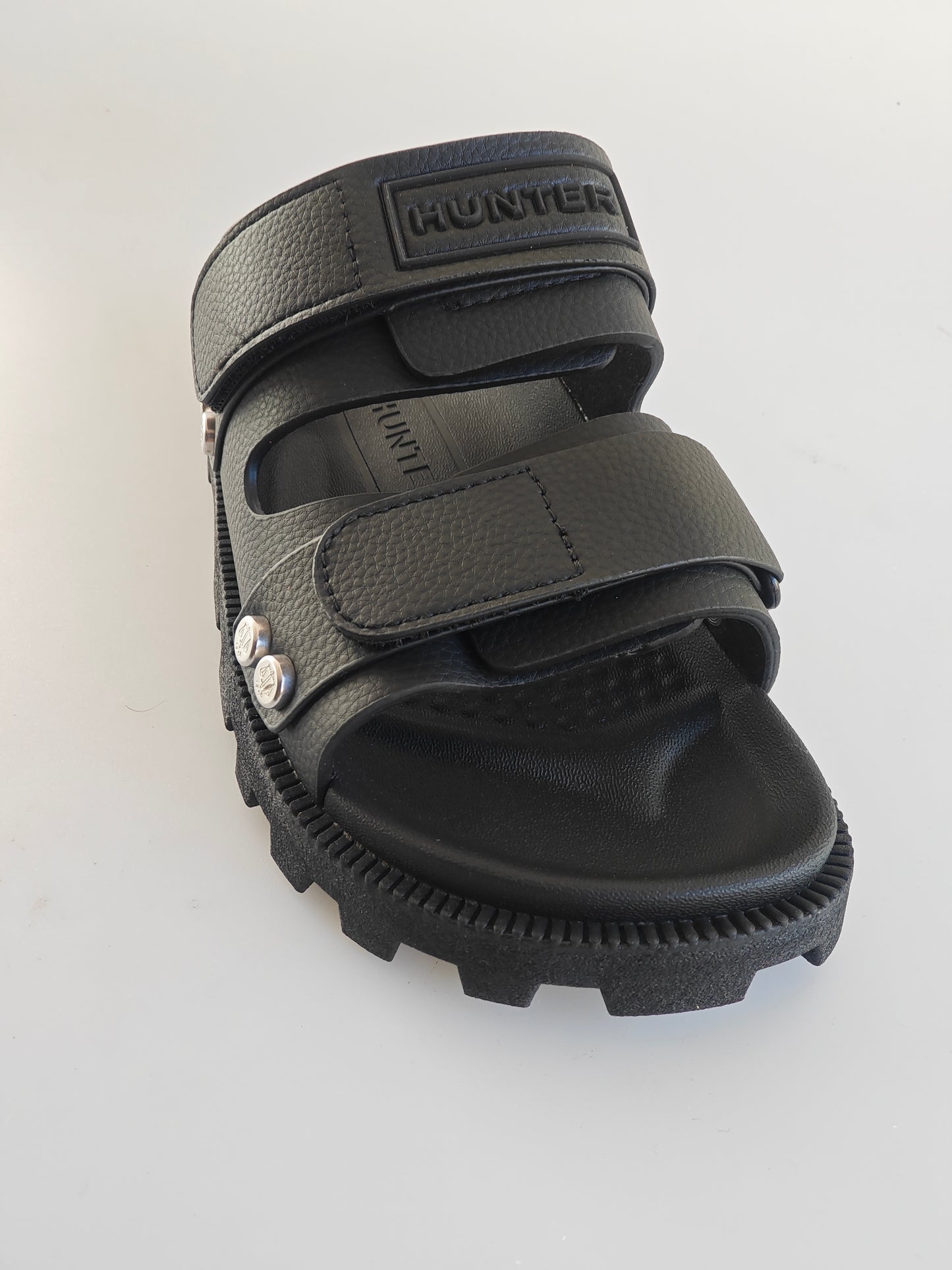 Hunter Unisex Vegan Synthetic Sandal – Noires – Taille 37