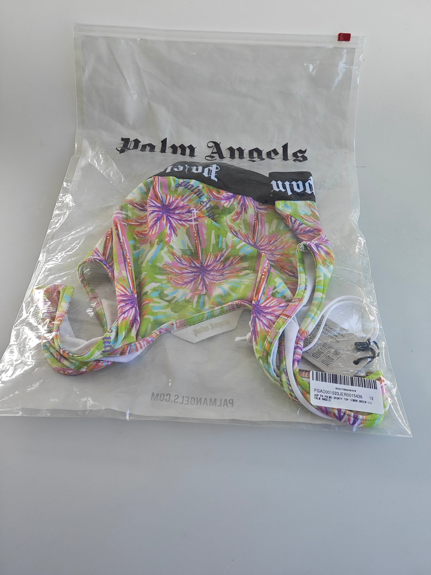 Palm Angels Brassière Sport Tropicale – Taille 12 ans XS femme