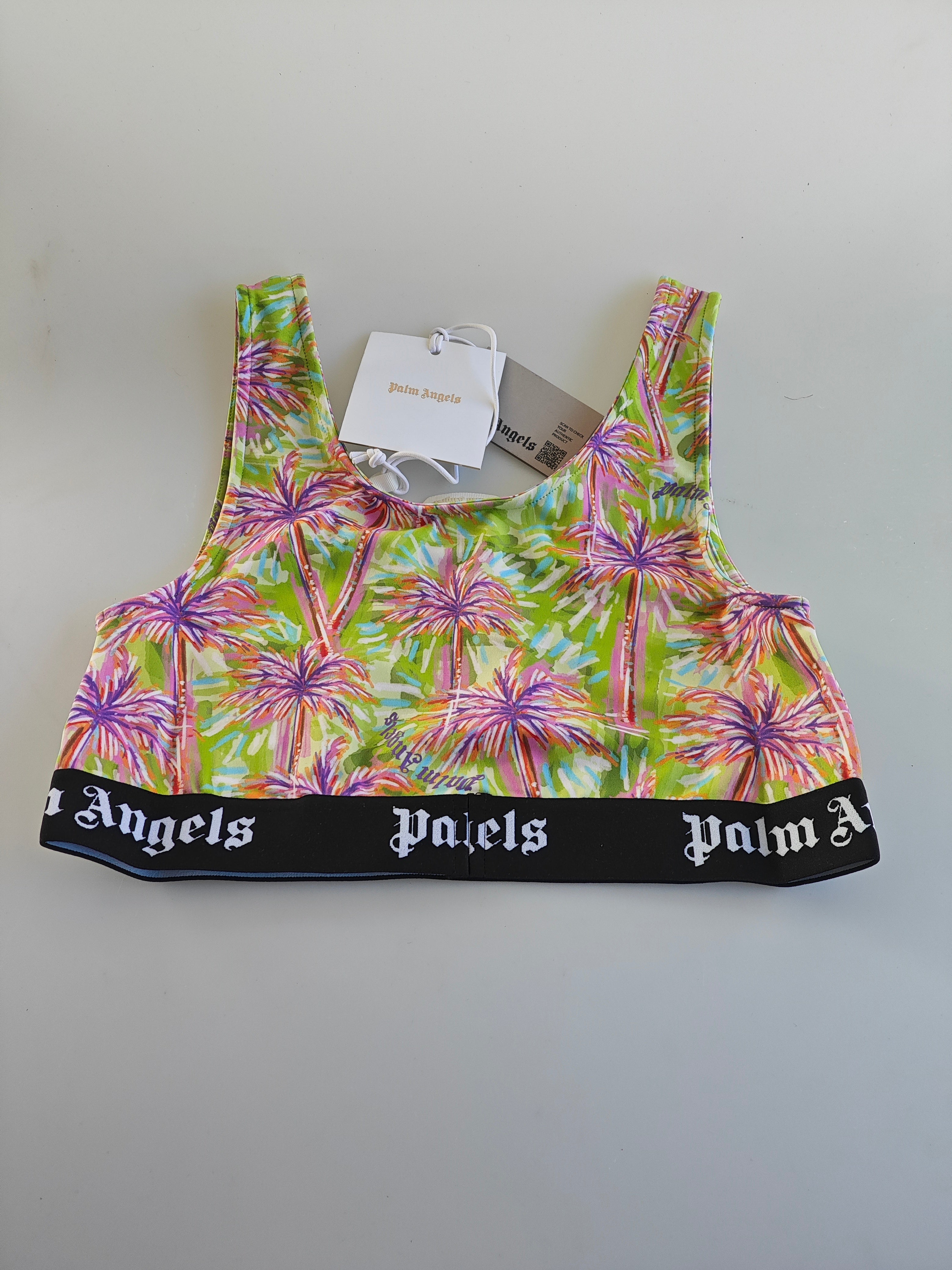 Palm Angels Brassière Sport Tropicale – Taille 12 ans XS femme