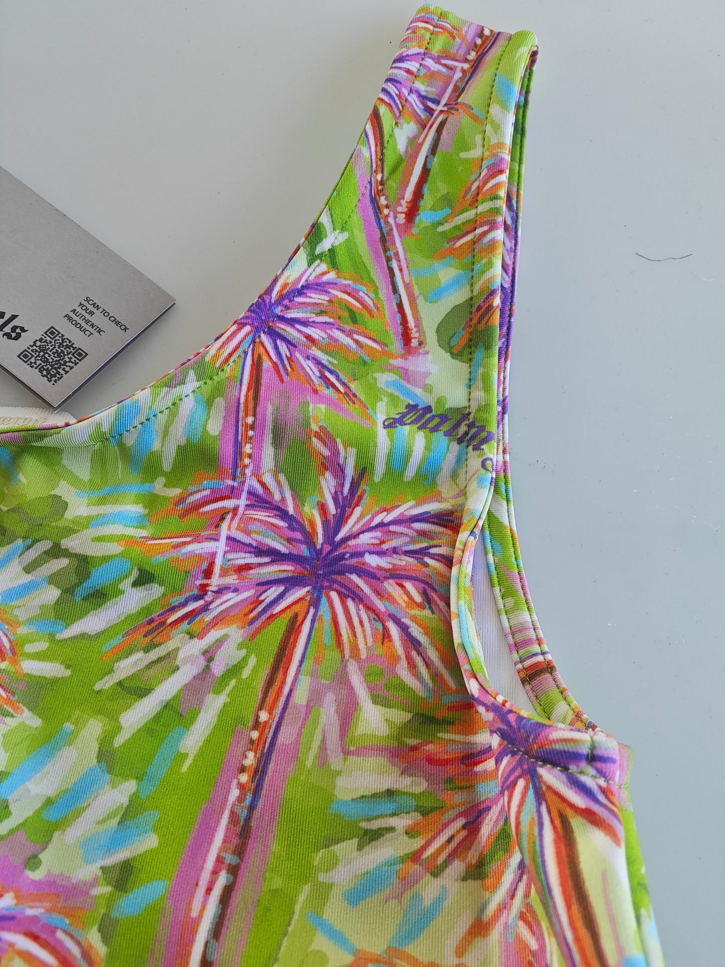 Palm Angels Brassière Sport Tropicale – Taille 12 ans XS femme