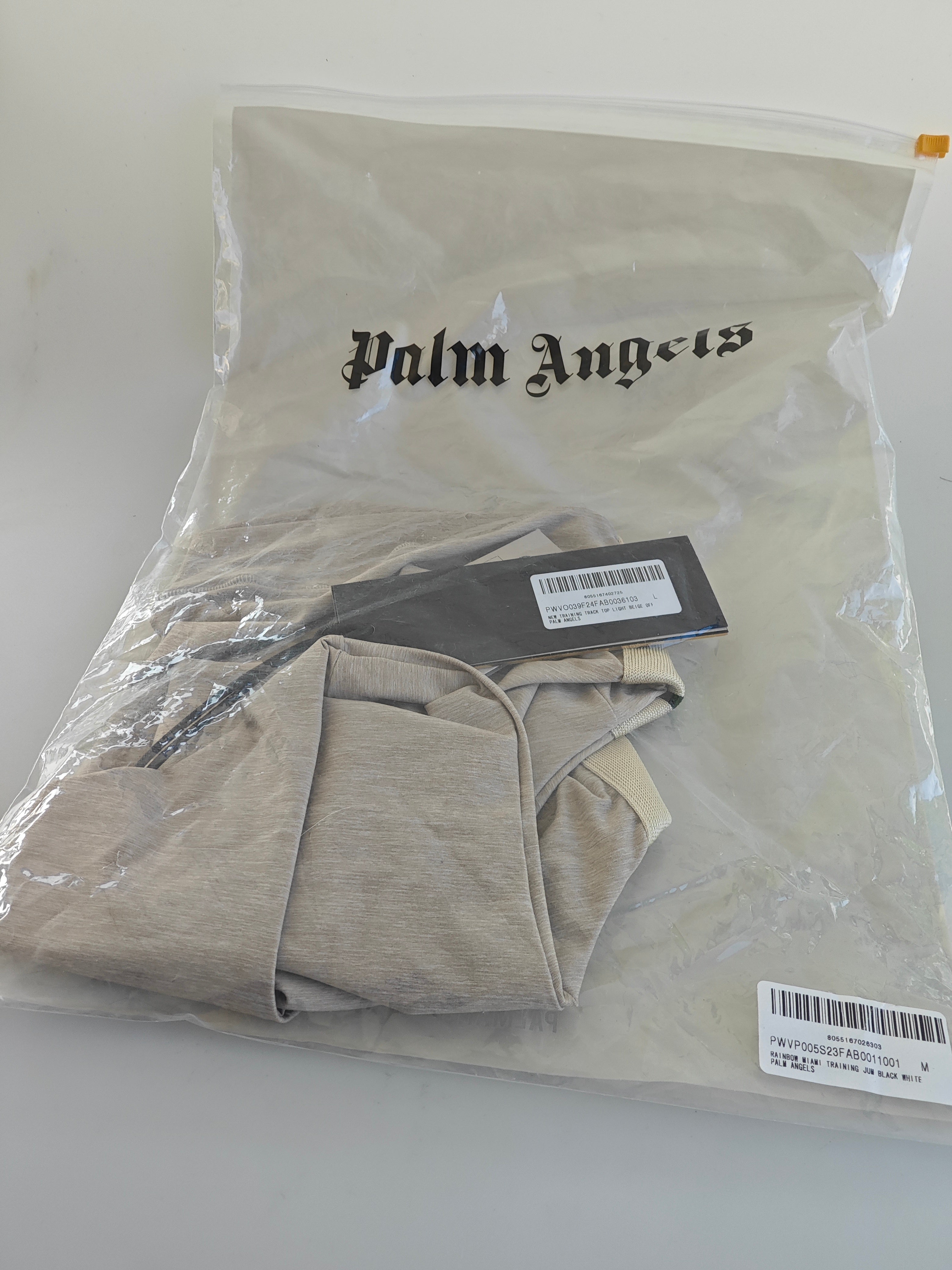 Palm Angels – Brassière New Training Track Top – Taille L (40/42) – Neuve avec étiquettes