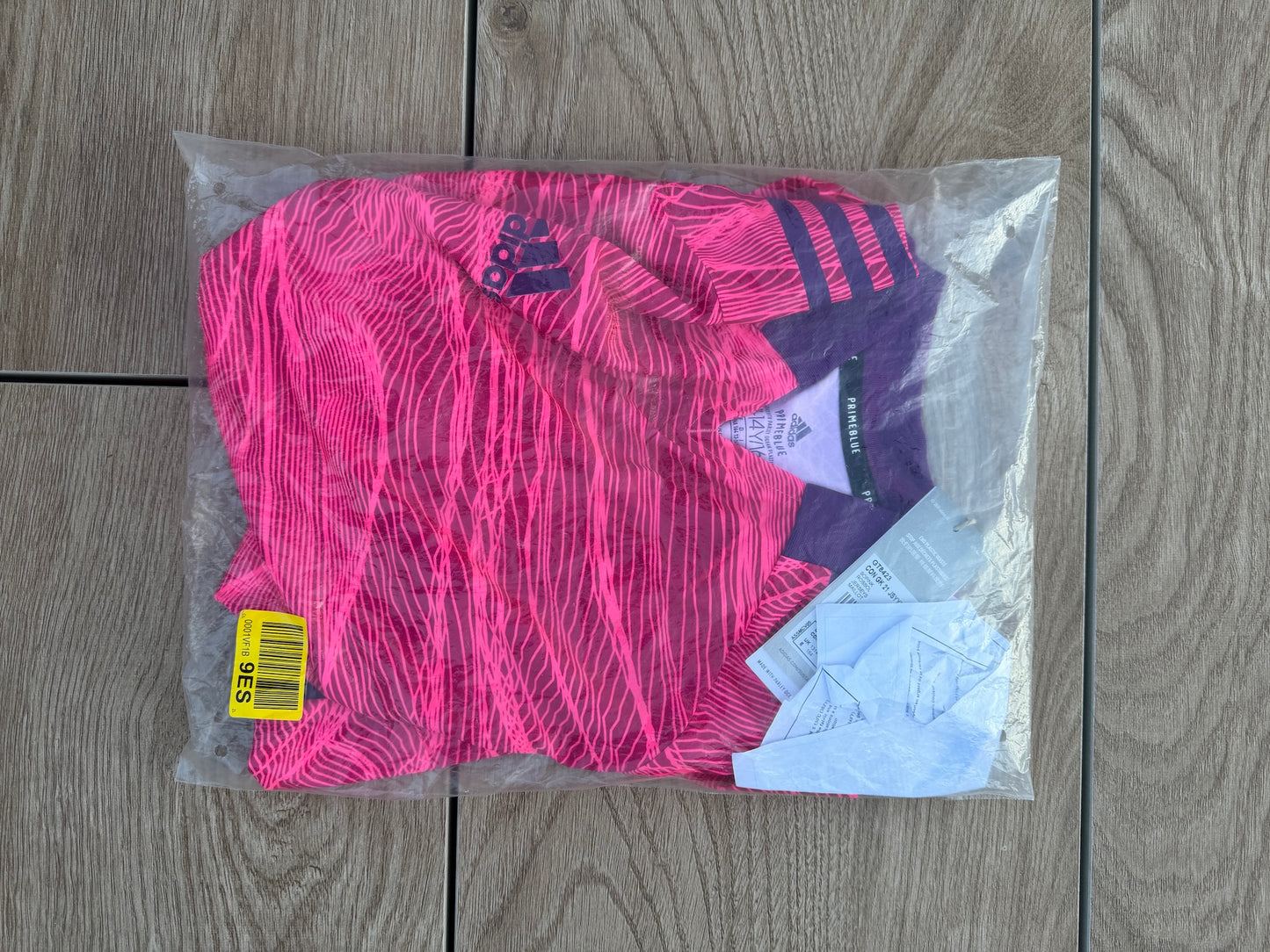 Maillot de gardien Adidas Primeblue Aeroready – 13-14 ans (164 cm)