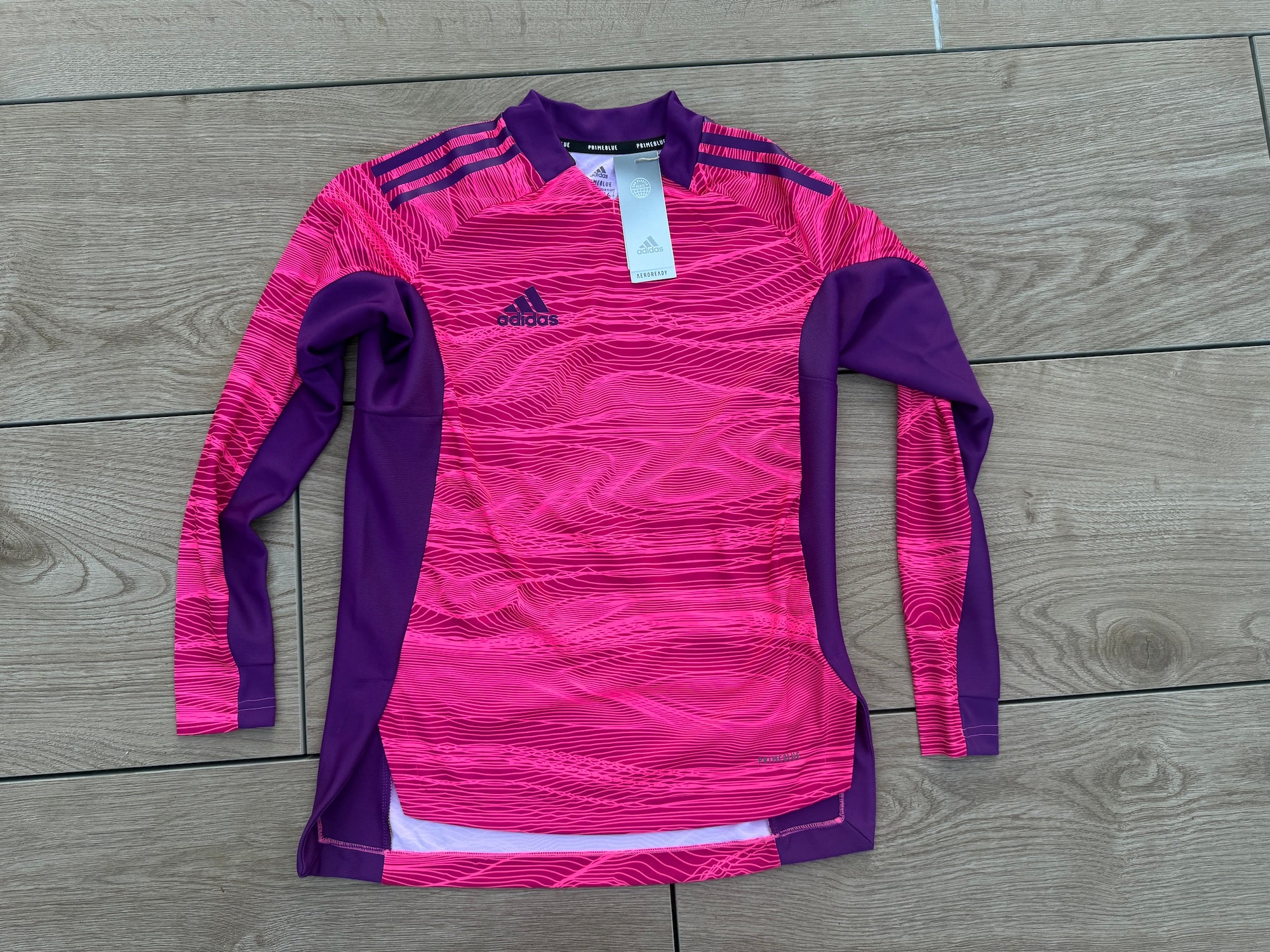 Maillot de gardien Adidas Primeblue Aeroready – 13-14 ans (164 cm)